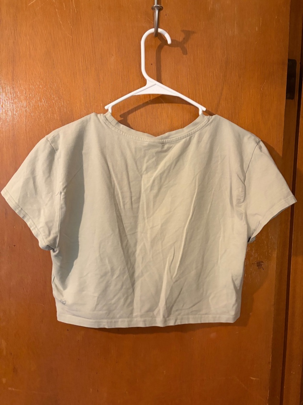 TNA Boxy Crop Tee - Sage Green - Picture 2 of 3